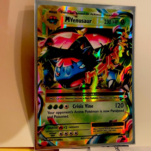 Pokémon 2016 M Venusaur EX 2/108 card - Picture 1 of 1